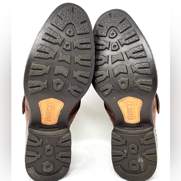 BORN Shoes W5737 Brown Leather Women’s Slip on Shoes. Size 6US Brown Buckle - Picture 5 of 8